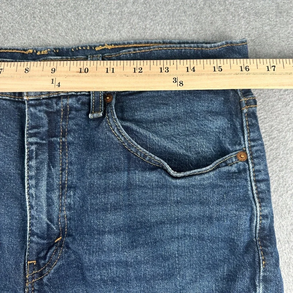 Levi's Jeans Mens 33 502 Regular Taper Blue Stretch Denim Pants
